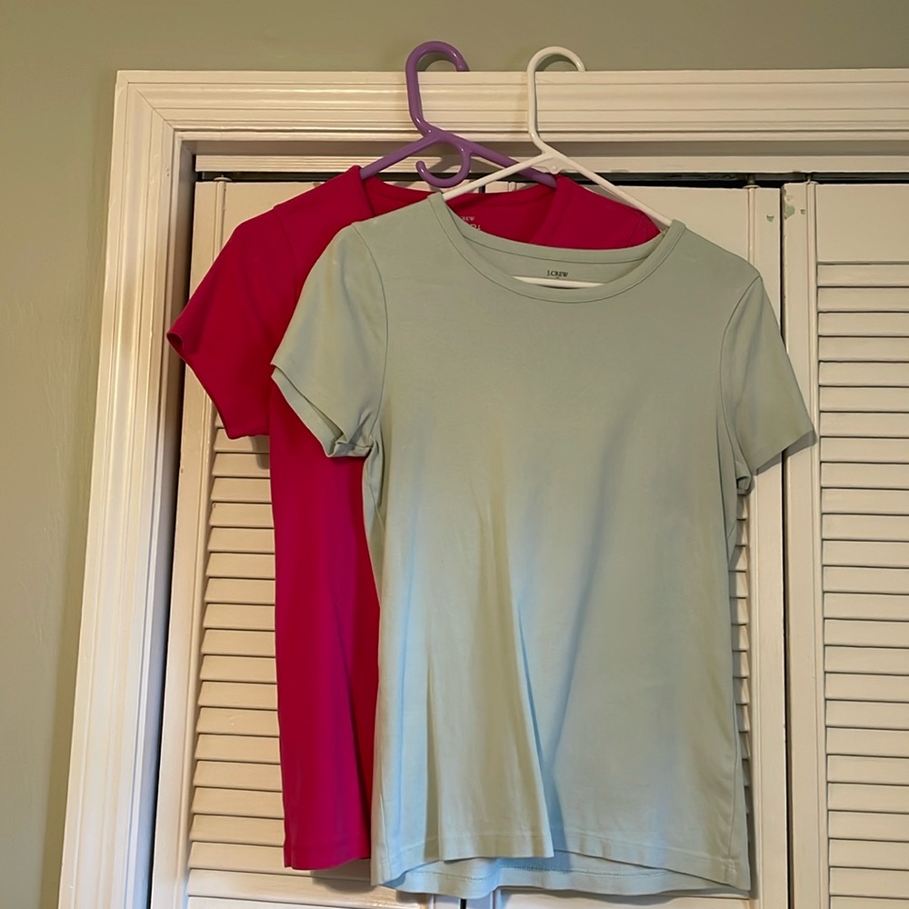 J. Crew Fine Rib 100% Cotton Tees (2 shirts included)